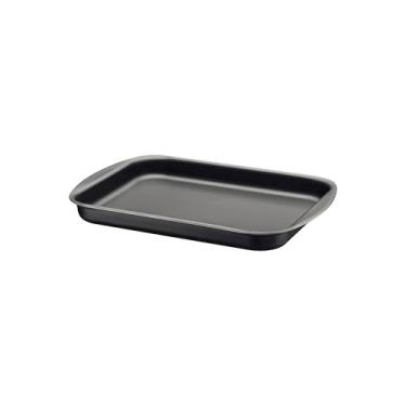 Imagem de Tramontina 20053022 Assadeira Rasa de Alumínio com Revestimento Interno Antiaderente, Grafite, 22 cm