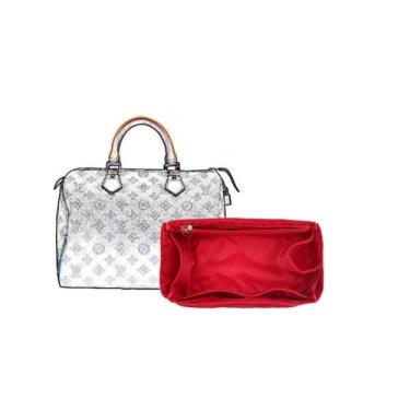 Imagem de Bolsa organizadora adequada para armazenamento de nylon Lv Speedy, bolsa organizadora de bolsa, bolsa de armazenamento e forro de carteira, Vermelho A, Foe Lv speedy 25