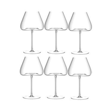 Imagem de Jogo 6 Taças De Vinho Drink 960ml Veritas Audax Cristal Wolf - Wolff