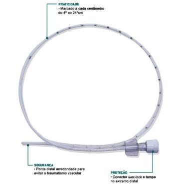 Imagem de Cateter Umbilical 5F Poliuretano