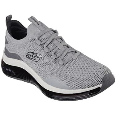 Imagem de Skechers Tênis esportivo masculino Arch Fit Element Air New Voyage, tamanho 42, cinza