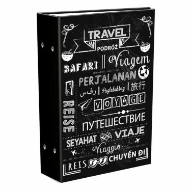 Imagem de Álbum Familia 10X15/512 Fotos Preto Liso Fosco World Family