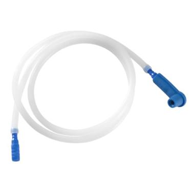 Imagem de Osilly Mangueira de sangria de fluido de freio de carro de 1,93 m, mangueira de troca de sangramento de freio de veículo com adaptador, substituição de sangria de extrator de fluido de óleo automotivo