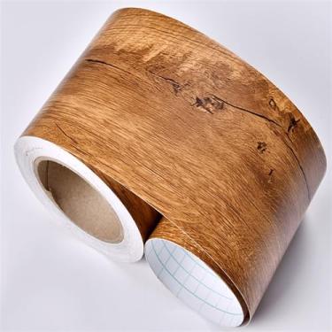 Imagem de GQQGSHOP Faixa autoadesiva de borda de parede de 5 metros à prova d'água, decoração de borda de parede, painéis de parede de PVC, borda de teto, moldura de porta, linha de cintura, decoração de