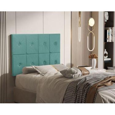 Imagem de Painel de Cama Solteiro 0,90 Ferrari cor Azul - Comprar Móveis em Casa