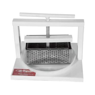 Imagem de Prensa de Queijo Coalho, Minas Inox Quadrado Bigolar