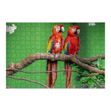 Imagem de Quebra-Cabeças Araras de 60 peças  Educativo, Arte, Inclusão e Intelig