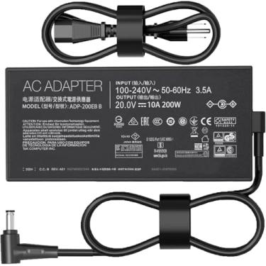Imagem de Carregador CA de 200 W adequado para Asus TUF F15 FX506 FX505 FX517 FX516 FX506 FX507 F17 FX705 FX707 FX766 A15 FA507 FA506 FA566 Fonte de alimentação para laptop