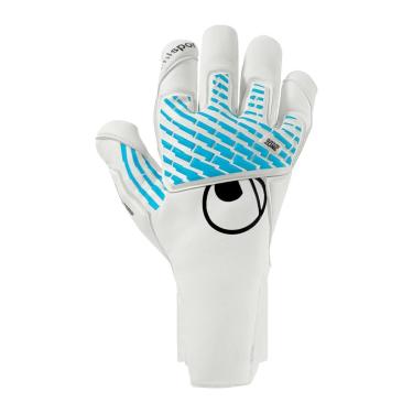 Imagem de Luva De Goleiro uhlsport Cybertec Absolutgrip SC - Branco e Azul-Unissex