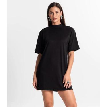 Imagem de Vestido Curto Rovitex Preto, G, Preto
