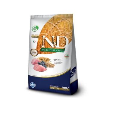 Imagem de Ração Seca ND Ancestral Feline CordeiroBlue para Gatos Adultos - 400Gr