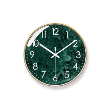 Imagem de Relógio de parede retrô para sala de estar, relógio de parede, relógio de quarto, relógio de parede, criativo, silencioso, quartzo, relógio de parede para quarto (A)
