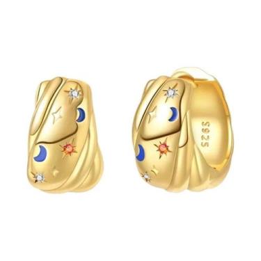 Imagem de Brincos De Pérola Clássicos Em Ouro 925 Para Mulheres, Elegantes Para 