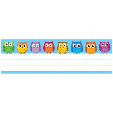 Imagem de Colorful Owls Desk Nameplates