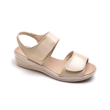 Imagem de Papete Feminina Ortopédica Conforto Leve Couro Pizaflex-Feminino