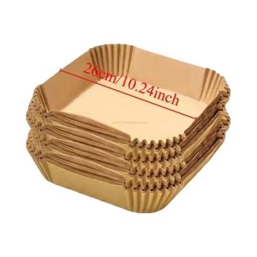 Imagem de Papel De Cozinha Extra Grande E Espesso Para Air Fryer, Antiaderente, 