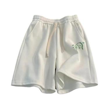 Imagem de Bermudas Casuais Masculinas Oversized M-8XL Com Estampa Divertida, Mod