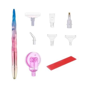 Imagem de Kit De Ferramentas Para Pintura Diamante 5D Fosco: Caneta, Rolo Aplica