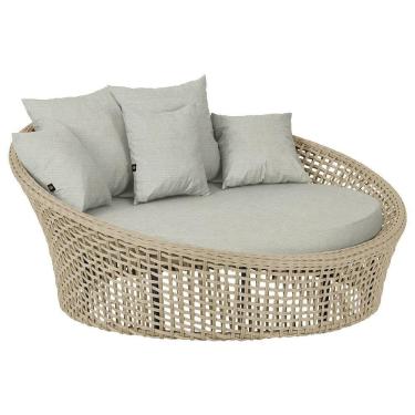 Imagem de Chaise Hungria Pintura Preta Corda Náutica E3 Trama Original Rami