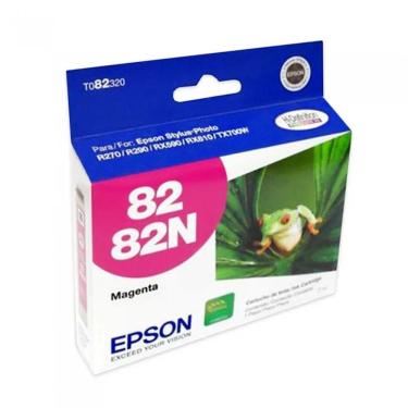 Imagem de Cartucho Epson 82n Original T082320 Magenta | R270 | R290 | Rx590 | Rx610