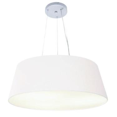 Imagem de Pendente Cone Branco MJ-4072 Para Mesa de Jantar e Estar - Vivare