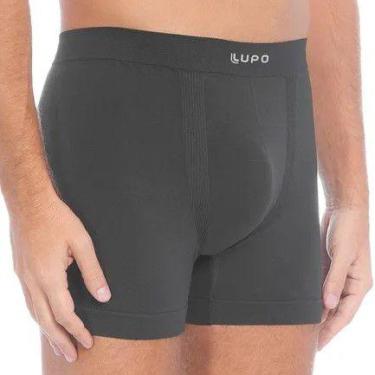 Imagem de Cueca boxer micromodal sem costura lupo 00661-001, GG, Cinza