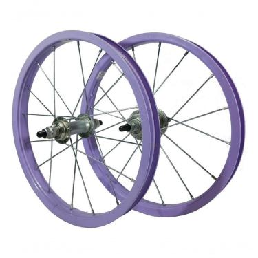 Imagem de Roda Aro 16 De Alumínio Lilas Dianteira Para Bicicleta Infantil
