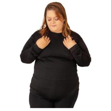 Imagem de Camisa UV Feminina Manga Longa Camiseta Proteção Solar 50+ Térmica Segunda Pele Praia Piscina Bike-Feminino