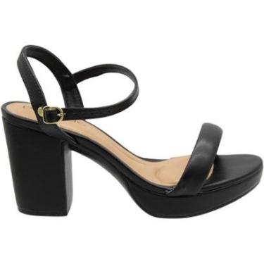 Imagem de Sandália Salto Alto Beira Rio Elegante Tira Pronta Feminina-Feminino