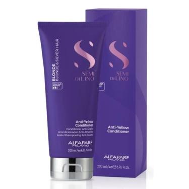 Imagem de Condicionador Alfaparf Semi di Lino Blonde e Silver 200ml