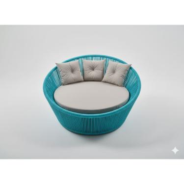 Imagem de Chaise Londres em Corda Náutica e Alumínio – O Máximo em Conforto e Sofisticação