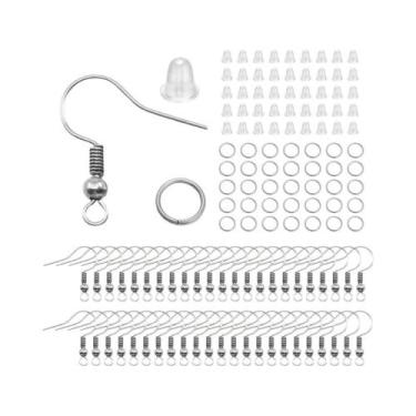 Imagem de Kit De Ganchos Para Brincos Hipoalergênicos De Cores Mistas 100-300 Pe