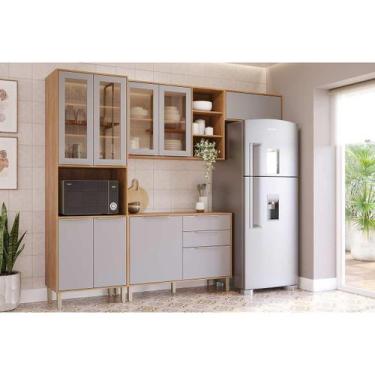 Imagem de Kit Modulado MGM 4 Peças Brilhante C4P256 Cinamomo/Platina