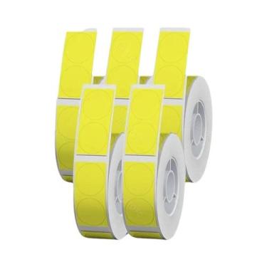 Imagem de Etiquetas Adesivas De Papel Térmico Transparente E Impermeável Para Im