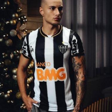 Imagem de Camisa Atlético Mineiro Retrô 2013 Ronaldinho Gaúcho Masculina-Masculino