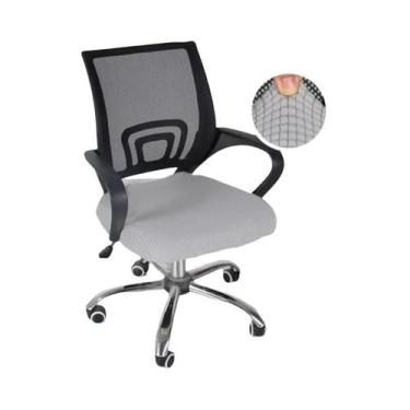 Imagem de Capa Elástica De Spandex Para Cadeira De Escritório, Protetor De Poltr