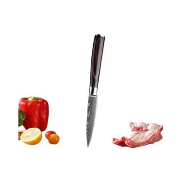 Imagem de Conjunto Profissional De Facas De Cozinha Damasco: Faca De Desossar, C