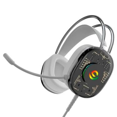 Imagem de Headset Gamer Com Fio Fone De Ouvido Profissional Rgb - Gamer Over-ear Com Conexão P2 + Usb