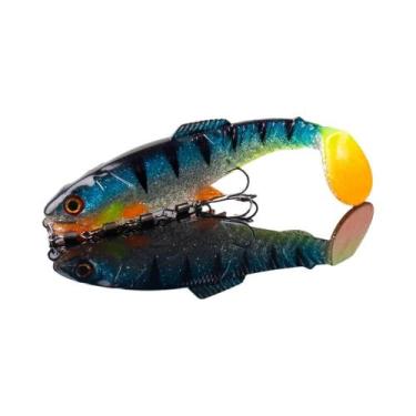 Imagem de Iscas De Silicone Macias Com Gancho Em Forma De T De 10cm E 13.5cm Par