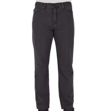 Imagem de Calça Jeans R7jeans Masculina Modelo Tradicional com Cintura Alta Lavagem Grafite-Masculino