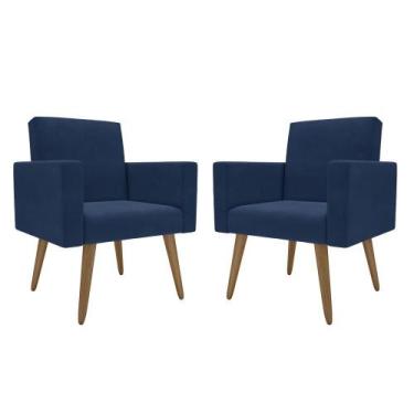 Imagem de Kit 2 Poltronas Decorativas para Sala de Estar e Recepção Lina - Móvei