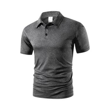 Imagem de Camisa Polo Casual Masculina De Verão Respirável De Alta Qualidade Em 