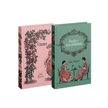 Imagem de Livro - COMBO Clássicos Jane Austen | Edição Luxo: Emma + Razão e Sens
