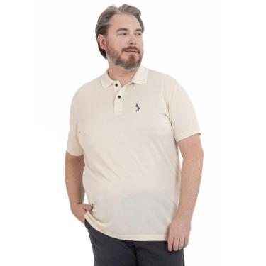 Imagem de Camisa Polo Plus Masculina Piquet Conforto
