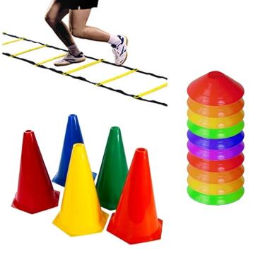 Imagem de Kit Escada + 8 Cones + 12 Half Cone Funcional Rythmoon-Unissex