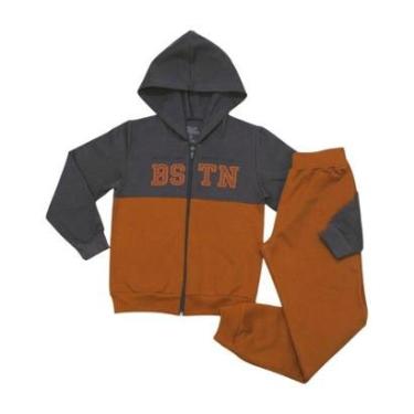 Imagem de Agasalho Infantil Blusão Estampado e Calça 4392 - Bicho Bagunça-Masculino
