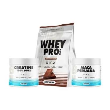 Imagem de Kit Whey Protein 900g Creatina 100 300g Suplemento em Pó 300g Energia e Rotina-Unissex