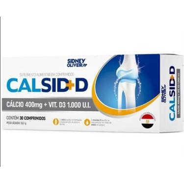 Imagem de Cálcio + Vitamina D3 Calsid + D 30 Comprimidos Sidney Oliveira