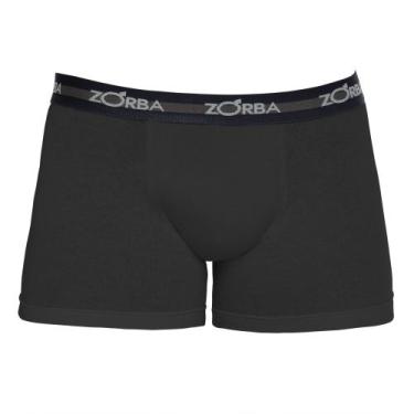 Imagem de Cueca Zorba Boxer 702 100% Algodão, XGG, Grafite
