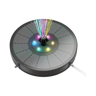 Imagem de Bomba De Fonte Solar LED De 6.5W Com Luzes Para Decoração De Jardim, B